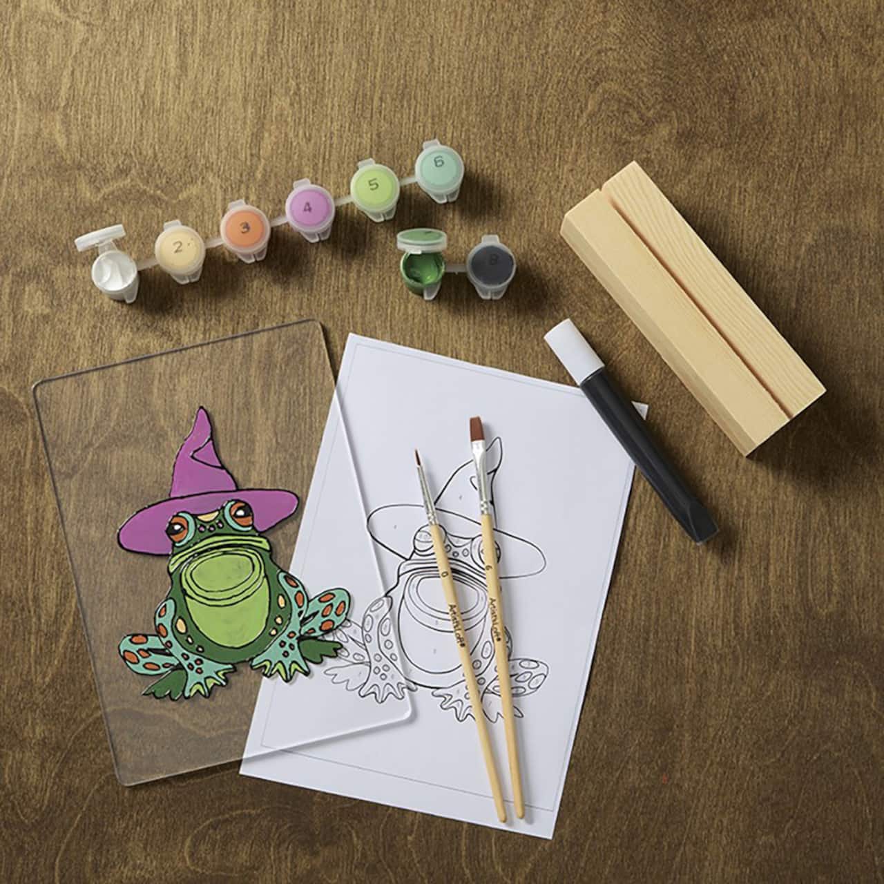 Frog Paint-by-Number Acrylic Surface Kit by Artist's Loft®